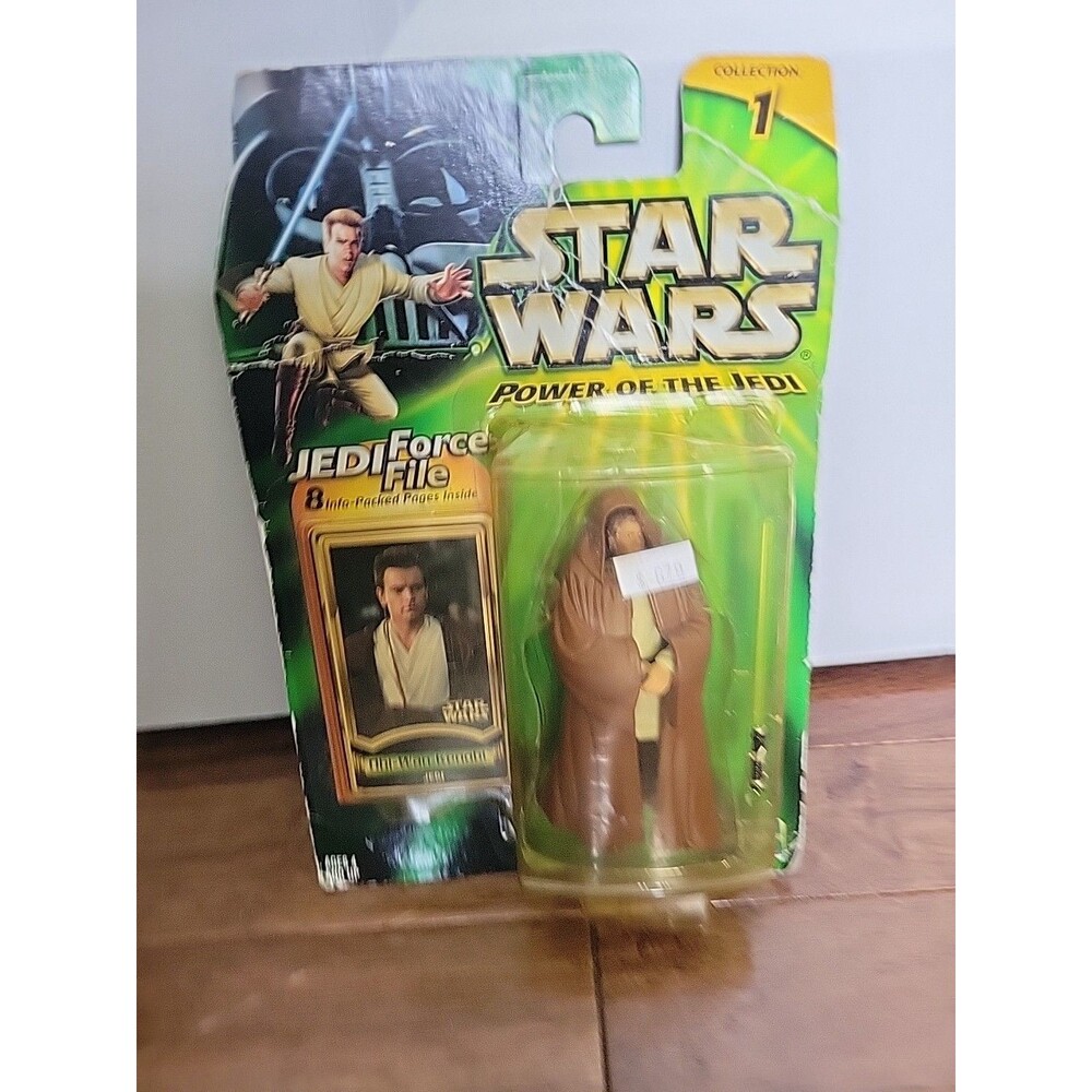 Star Wars Power Of the Jedi Obi-Wan Kenobi Jedi Figure 2000 Hasbro Collection 1